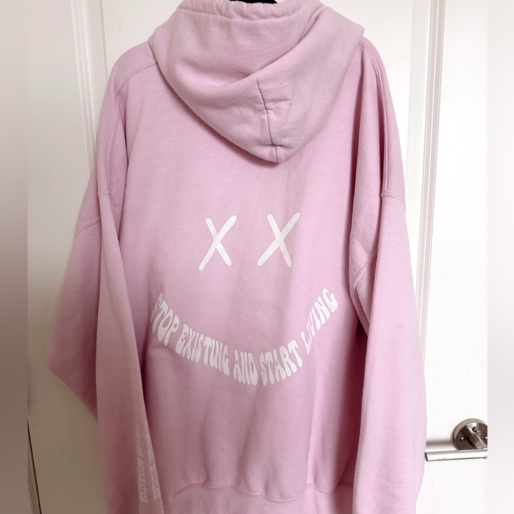 Cute Oversized Pink Hoodie